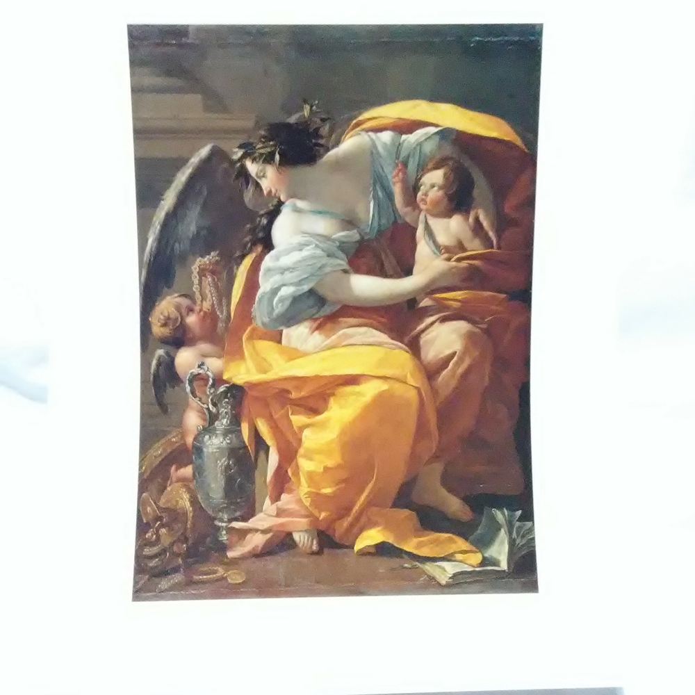 Allegory of Wealth French Vouet Print from Louvre - Picture 2 of 12